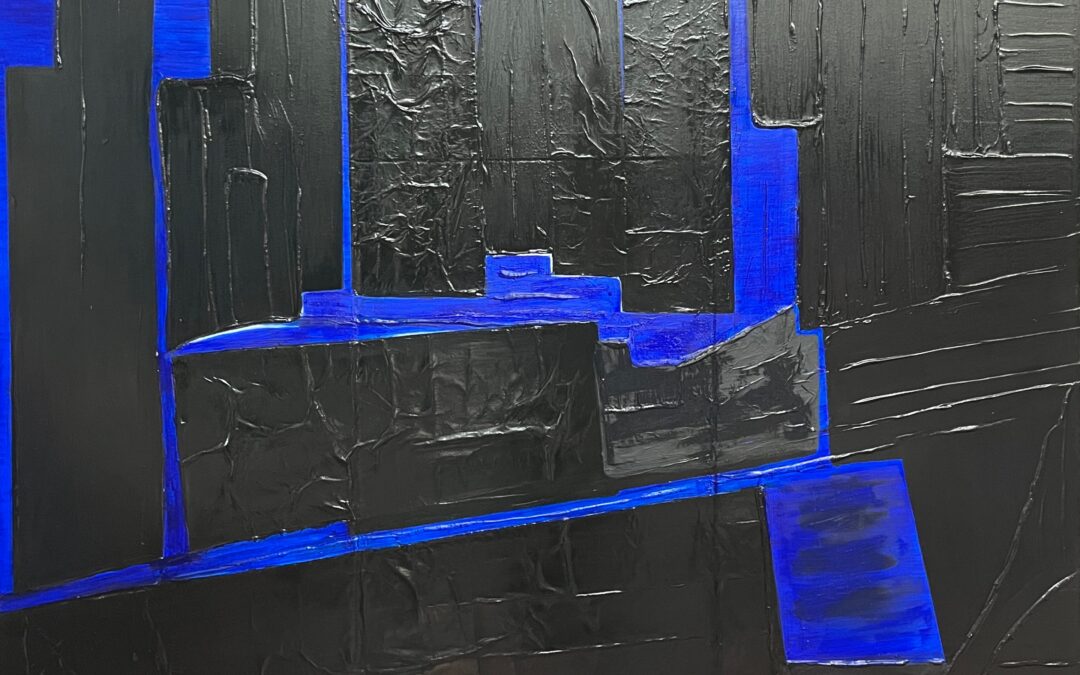 Dialogue en bleu, noir et lumière